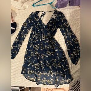 Women Blue Floral Dress size XXS